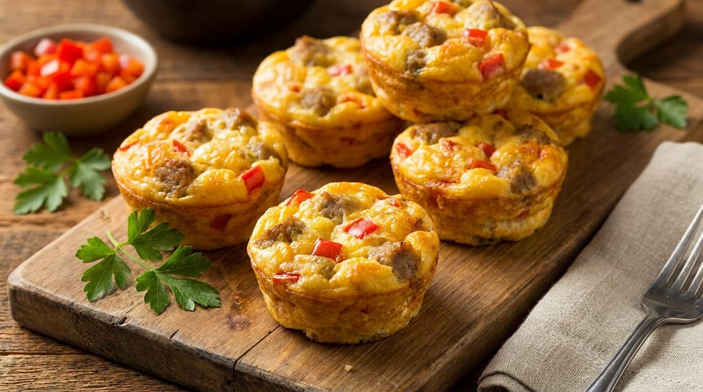 turkey-sausage-pepper-egg-bites